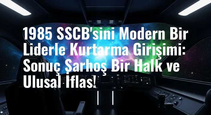 1985 SSCB'sini Modern Bir Liderle Kurtarma Girişimi: Sonuç Sarhoş Bir Halk ve Ulusal İflas!