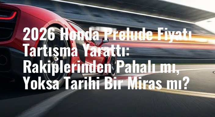 2026 Honda Prelude Fiyatı Tartışma Yarattı: Rakiplerinden Pahalı mı, Yoksa Tarihi Bir Miras mı?