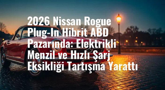 2026 Nissan Rogue Plug-In Hibrit ABD Pazarında: Elektrikli Menzil ve Hızlı Şarj Eksikliği Tartışma Yarattı