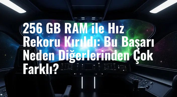 256 GB RAM ile Hız Rekoru Kırıldı: Bu Başarı Neden Diğerlerinden Çok Farklı?