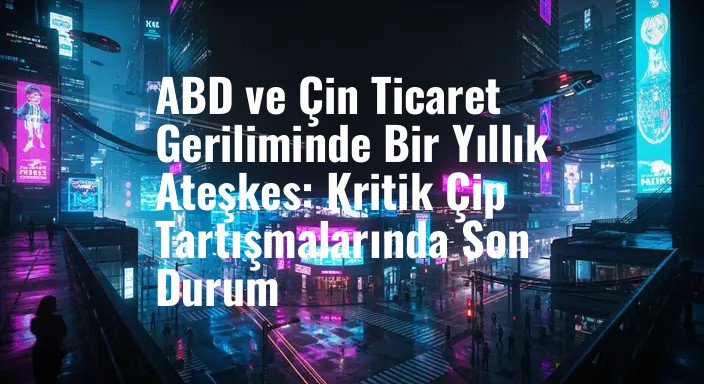 ABD ve Çin Ticaret Geriliminde Bir Yıllık Ateşkes: Kritik Çip Tartışmalarında Son Durum