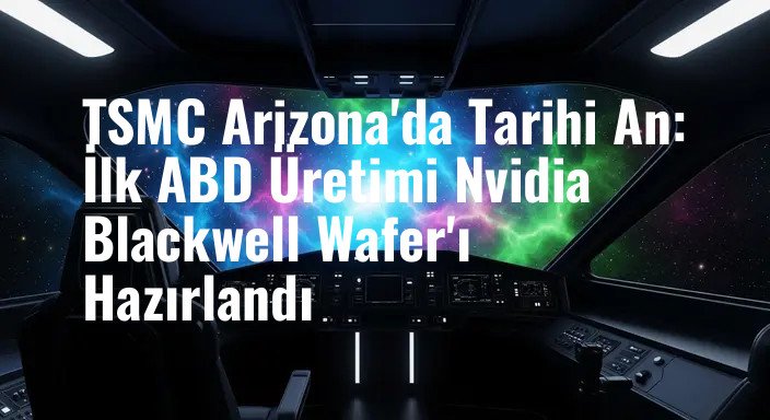 TSMC Arizona'da Tarihi An: İlk ABD Üretimi Nvidia Blackwell Wafer'ı Hazırlandı