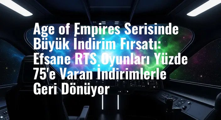 Age of Empires Serisinde Büyük İndirim Fırsatı: Efsane RTS Oyunları Yüzde 75'e Varan İndirimlerle Geri Dönüyor