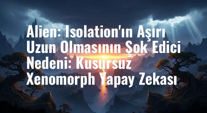 Alien: Isolation'ın Aşırı Uzun Olmasının Şok Edici Nedeni: Kusursuz Xenomorph Yapay Zekası