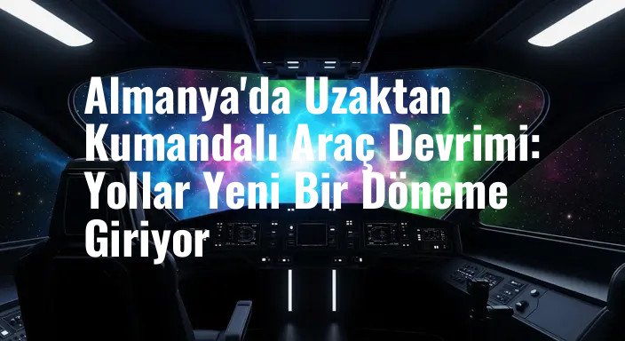 Almanya'da Uzaktan Kumandalı Araç Devrimi: Yollar Yeni Bir Döneme Giriyor