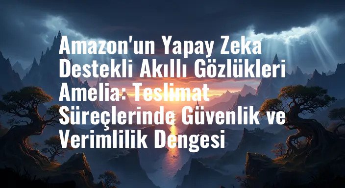 Amazon'un Yapay Zeka Destekli Akıllı Gözlükleri Amelia: Teslimat Süreçlerinde Güvenlik ve Verimlilik Dengesi