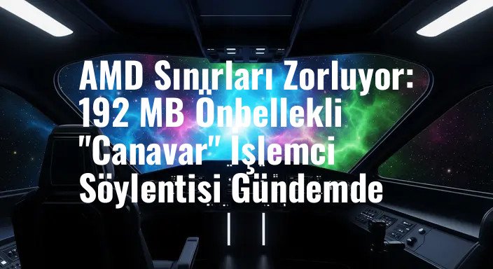 AMD Sınırları Zorluyor: 192 MB Önbellekli "Canavar" İşlemci Söylentisi Gündemde