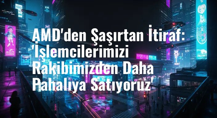 AMD'den Şaşırtan İtiraf: 'İşlemcilerimizi Rakibimizden Daha Pahalıya Satıyoruz'
