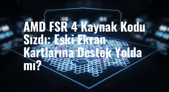 AMD FSR 4 Kaynak Kodu Sızdı: Eski Ekran Kartlarına Destek Yolda mı?