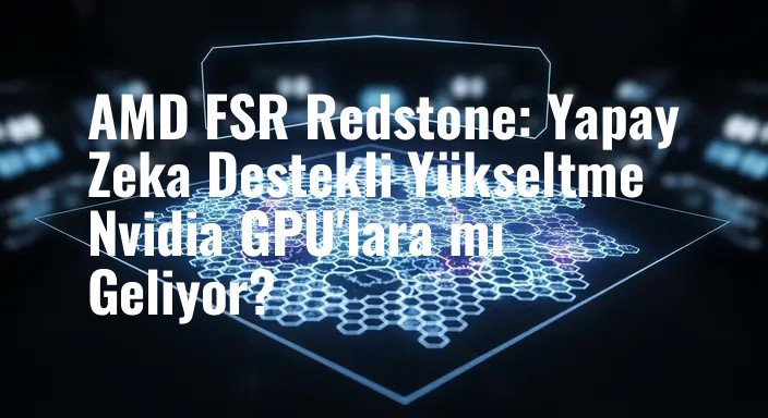 AMD FSR Redstone: Yapay Zeka Destekli Yükseltme Nvidia GPU'lara mı Geliyor?