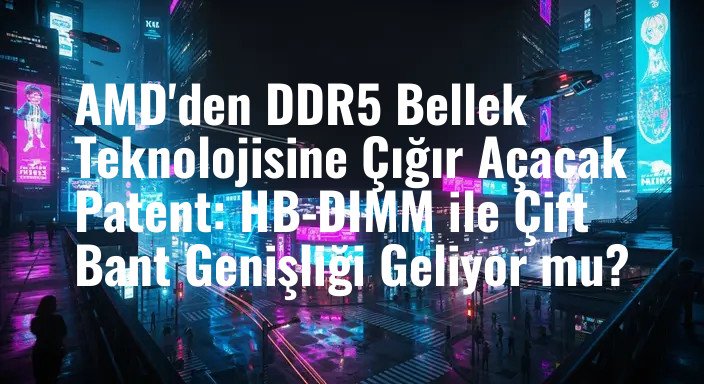 AMD'den DDR5 Bellek Teknolojisine Çığır Açacak Patent: HB-DIMM ile Çift Bant Genişliği Geliyor mu?