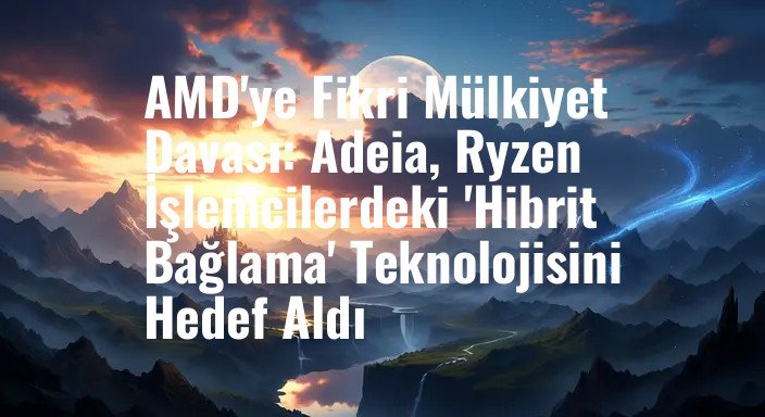AMD'ye Fikri Mülkiyet Davası: Adeia, Ryzen İşlemcilerdeki 'Hibrit Bağlama' Teknolojisini Hedef Aldı