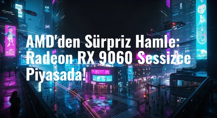 AMD'den Sürpriz Hamle: Radeon RX 9060 Sessizce Piyasada!
