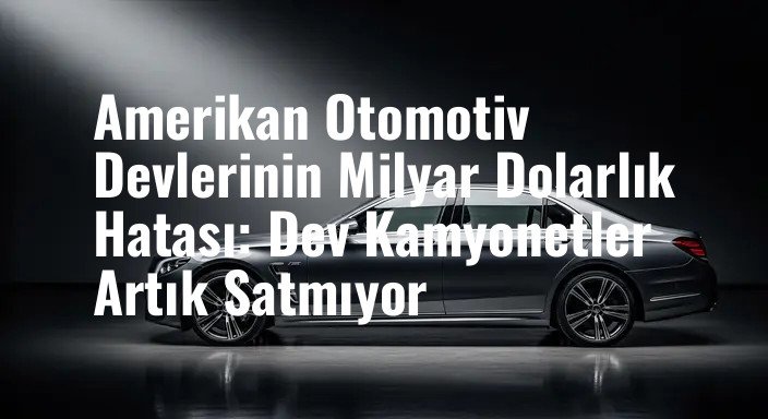 Amerikan Otomotiv Devlerinin Milyar Dolarlık Hatası: Dev Kamyonetler Artık Satmıyor