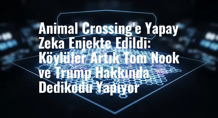 Animal Crossing'e Yapay Zeka Enjekte Edildi: Köylüler Artık Tom Nook ve Trump Hakkında Dedikodu Yapıyor