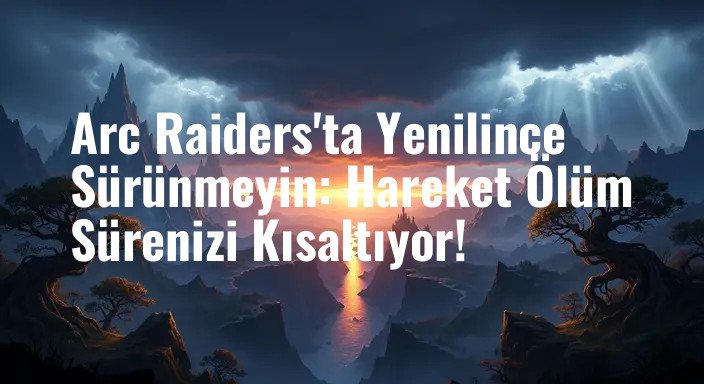Arc Raiders'ta Yenilince Sürünmeyin: Hareket Ölüm Sürenizi Kısaltıyor!