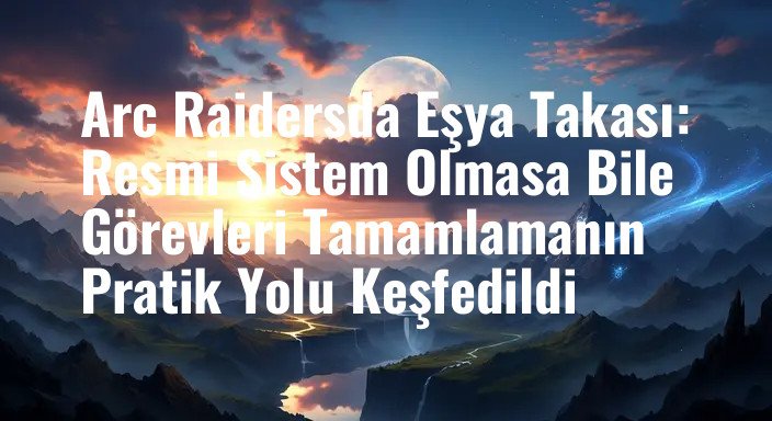 Arc Raidersda Eşya Takası: Resmi Sistem Olmasa Bile Görevleri Tamamlamanın Pratik Yolu Keşfedildi