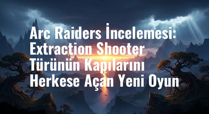 Arc Raiders İncelemesi: Extraction Shooter Türünün Kapılarını Herkese Açan Yeni Oyun
