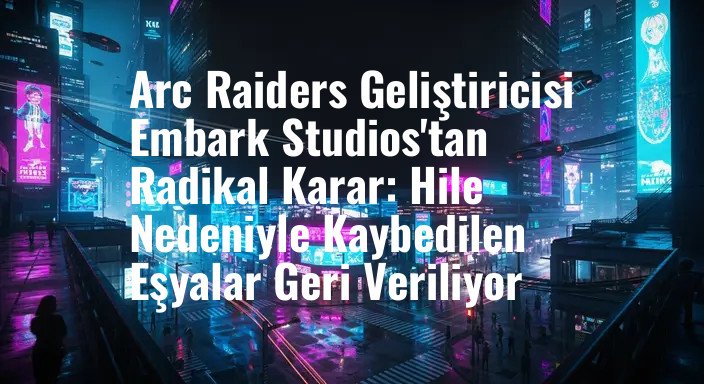 Arc Raiders Geliştiricisi Embark Studios'tan Radikal Karar: Hile Nedeniyle Kaybedilen Eşyalar Geri Veriliyor
