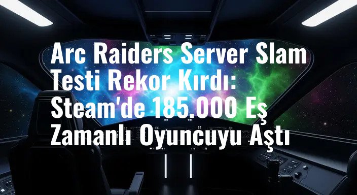 Arc Raiders Server Slam Testi Rekor Kırdı: Steam'de 185.000 Eş Zamanlı Oyuncuyu Aştı