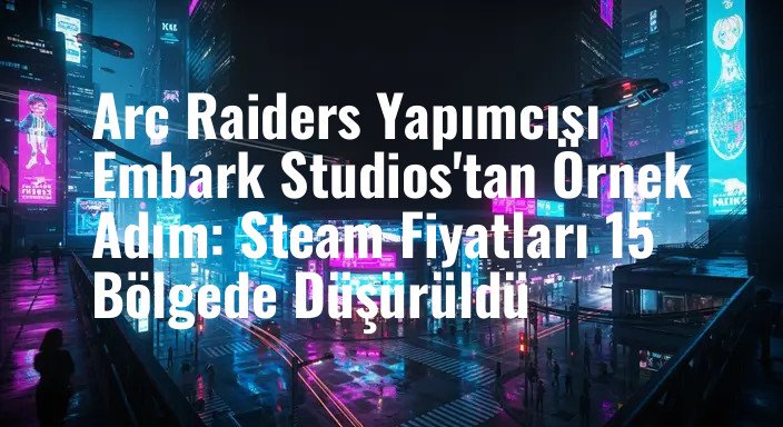 Arc Raiders Yapımcısı Embark Studios'tan Örnek Adım: Steam Fiyatları 15 Bölgede Düşürüldü