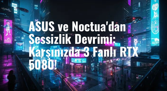 ASUS ve Noctua'dan Sessizlik Devrimi: Karşınızda 3 Fanlı RTX 5080!