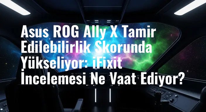 Asus ROG Ally X Tamir Edilebilirlik Skorunda Yükseliyor: iFixit İncelemesi Ne Vaat Ediyor?