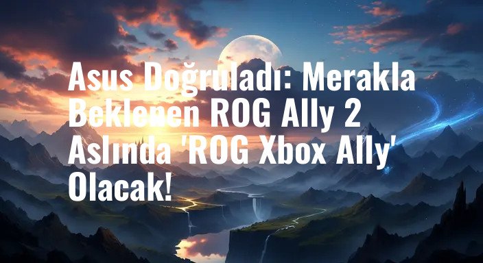 Asus Doğruladı: Merakla Beklenen ROG Ally 2 Aslında 'ROG Xbox Ally' Olacak!