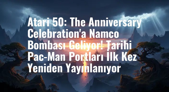 Atari 50: The Anniversary Celebration'a Namco Bombası Geliyor! Tarihi Pac-Man Portları İlk Kez Yeniden Yayınlanıyor