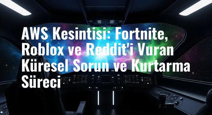 AWS Kesintisi: Fortnite, Roblox ve Reddit'i Vuran Küresel Sorun ve Kurtarma Süreci