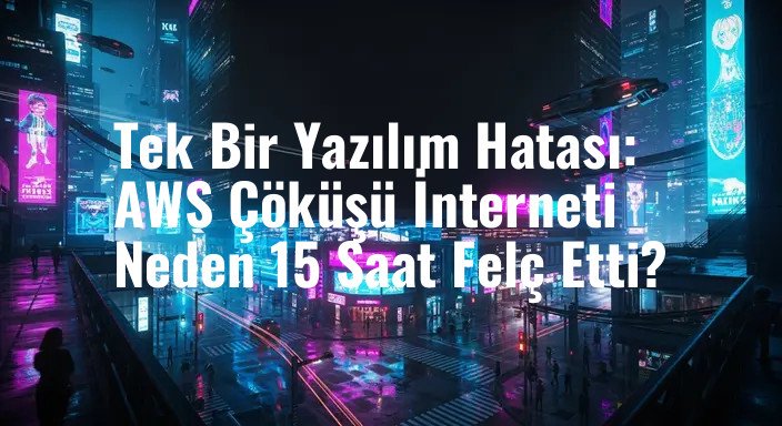 Tek Bir Yazılım Hatası: AWS Çöküşü İnterneti Neden 15 Saat Felç Etti?