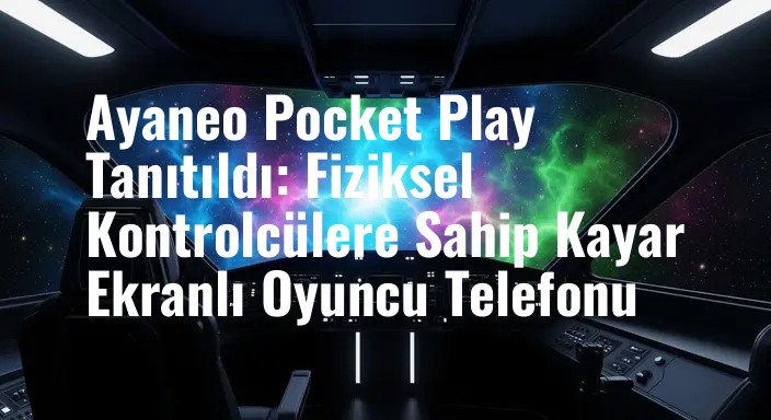 Ayaneo Pocket Play Tanıtıldı: Fiziksel Kontrolcülere Sahip Kayar Ekranlı Oyuncu Telefonu