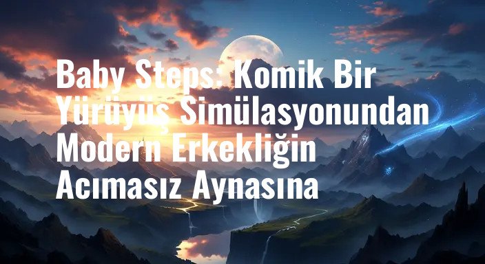 Baby Steps: Komik Bir Yürüyüş Simülasyonundan Modern Erkekliğin Acımasız Aynasına