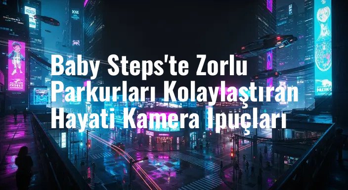 Baby Steps'te Zorlu Parkurları Kolaylaştıran Hayati Kamera İpuçları