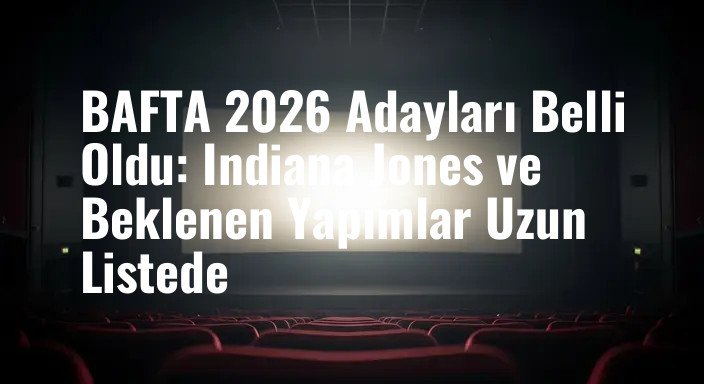 BAFTA 2026 Adayları Belli Oldu: Indiana Jones ve Beklenen Yapımlar Uzun Listede