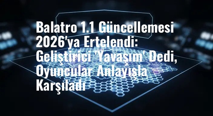 Balatro 1.1 Güncellemesi 2026'ya Ertelendi: Geliştirici 'Yavaşım' Dedi, Oyuncular Anlayışla Karşıladı
