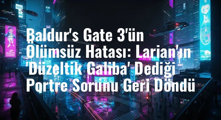 Baldur's Gate 3'ün Ölümsüz Hatası: Larian'ın 'Düzeltik Galiba' Dediği Portre Sorunu Geri Döndü