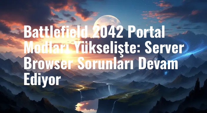 Battlefield 2042 Portal Modları Yükselişte: Server Browser Sorunları Devam Ediyor