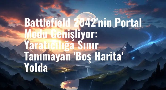 Battlefield 2042'nin Portal Modu Genişliyor: Yaratıcılığa Sınır Tanımayan 'Boş Harita' Yolda