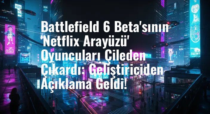 Battlefield 6 Beta'sının 'Netflix Arayüzü' Oyuncuları Çileden Çıkardı: Geliştiriciden Açıklama Geldi!