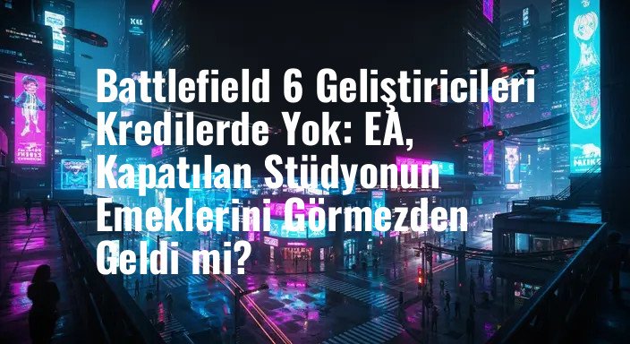 Battlefield 6 Geliştiricileri Kredilerde Yok: EA, Kapatılan Stüdyonun Emeklerini Görmezden Geldi mi?