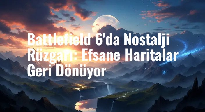 Battlefield 6'da Nostalji Rüzgarı: Efsane Haritalar Geri Dönüyor