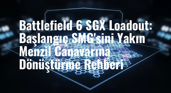 Battlefield 6 SGX Loadout: Başlangıç SMG'sini Yakın Menzil Canavarına Dönüştürme Rehberi