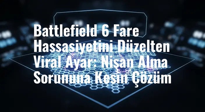 Battlefield 6 Fare Hassasiyetini Düzelten Viral Ayar: Nişan Alma Sorununa Kesin Çözüm