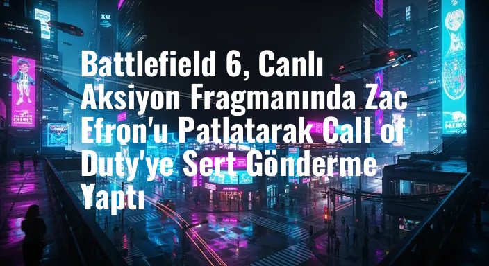 Battlefield 6, Canlı Aksiyon Fragmanında Zac Efron'u Patlatarak Call of Duty'ye Sert Gönderme Yaptı