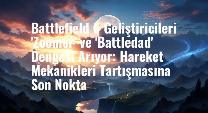 Battlefield 6 Geliştiricileri 'Zoomer' ve 'Battledad' Dengesi Arıyor: Hareket Mekanikleri Tartışmasına Son Nokta