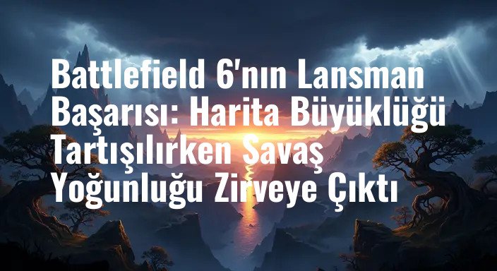 Battlefield 6'nın Lansman Başarısı: Harita Büyüklüğü Tartışılırken Savaş Yoğunluğu Zirveye Çıktı