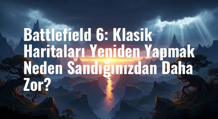 Battlefield 6: Klasik Haritaları Yeniden Yapmak Neden Sandığınızdan Daha Zor?
