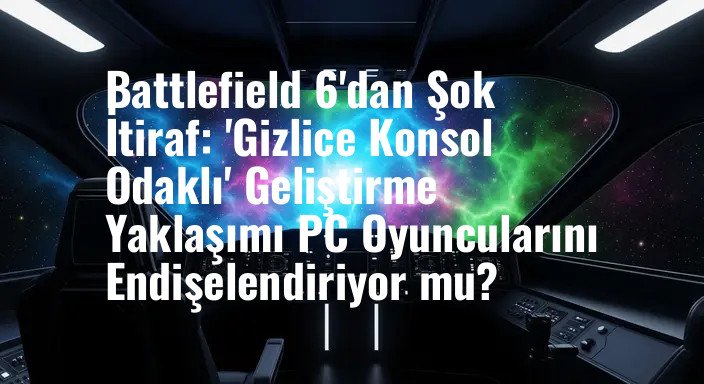 Battlefield 6'dan Şok İtiraf: 'Gizlice Konsol Odaklı' Geliştirme Yaklaşımı PC Oyuncularını Endişelendiriyor mu?