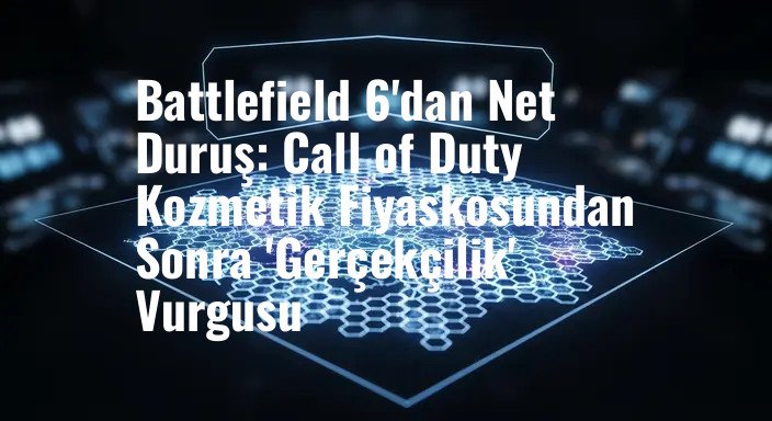 Battlefield 6'dan Net Duruş: Call of Duty Kozmetik Fiyaskosundan Sonra 'Gerçekçilik' Vurgusu